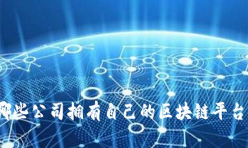 哪些公司拥有自己的区块链平台？