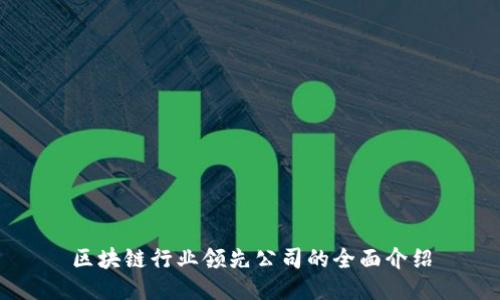 区块链行业领先公司的全面介绍