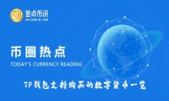TP钱包支持购买的数字货币一览